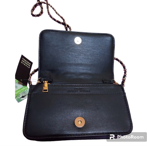 Studio Badgley Mischka Diamond Quilted Crossbody With Studs - NWT - Picture 4 of 16